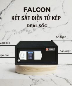 Két sắt điện tử kép an toàn cho khách sạn nhà nghỉ
