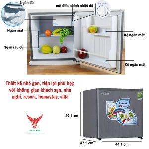 tủ lạnh funiki thiết kế làm mát thông minh